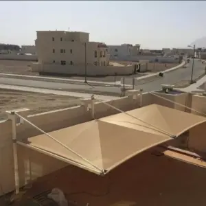 رواد الصرح الحديدي للمقاولات العامة - مظلات سيارات 1