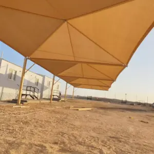 رواد الصرح الحديدي للمقاولات العامة - مظلات سيارات 4